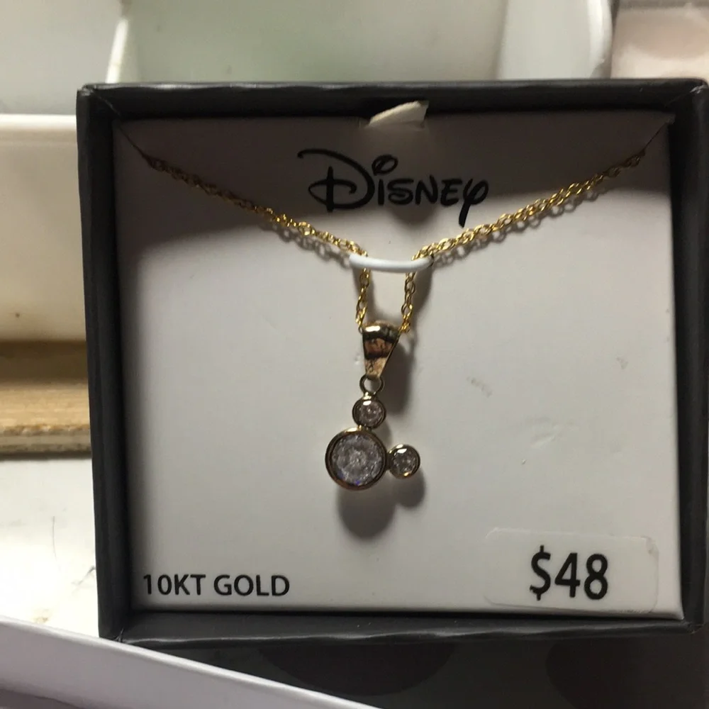 Disney necklace 10k